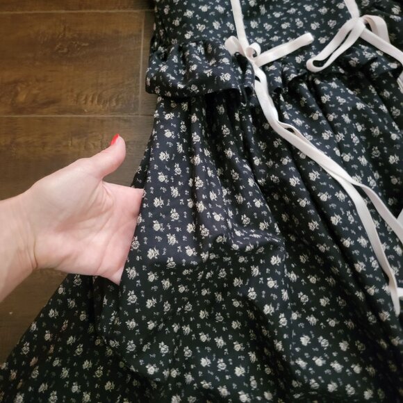 Free People Eliza Faulkner Maria Dress Womens XS Floral Cottage Prairie Vintage - Picture 4 of 8